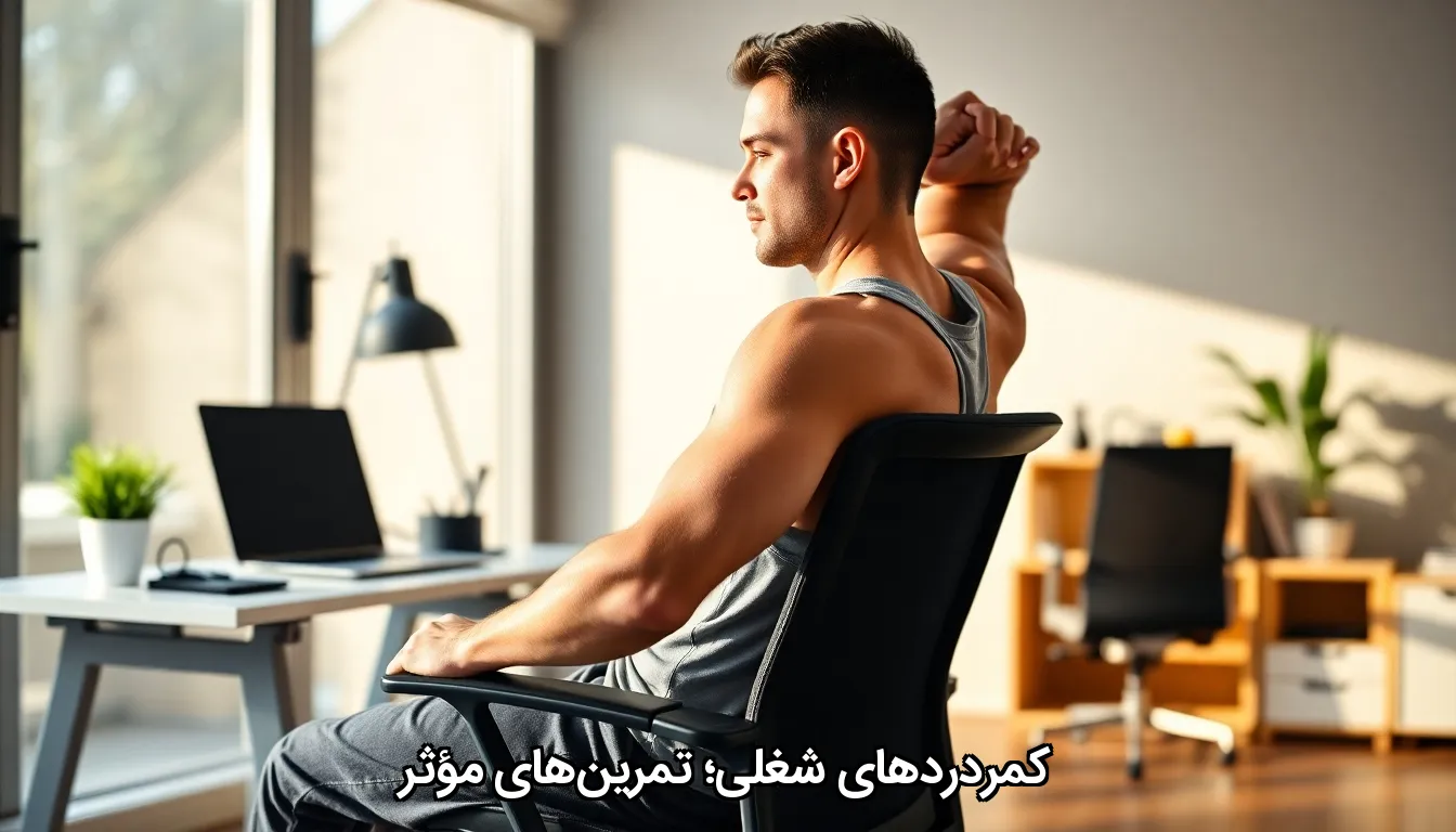 کمردردهای شغلی؛ تمرین‌های موثر