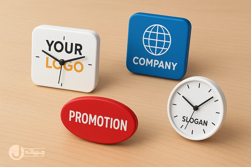 ساعت تبلیغاتی (ساعت رومیزی تبلیغاتی و اداری)