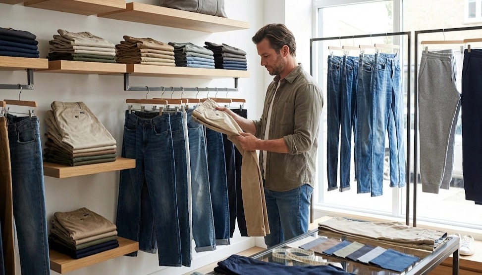 راهنمای جامع انتخاب و خرید شلوار مردانه؛ بررسی تخصصی جنس، فیت و استایل