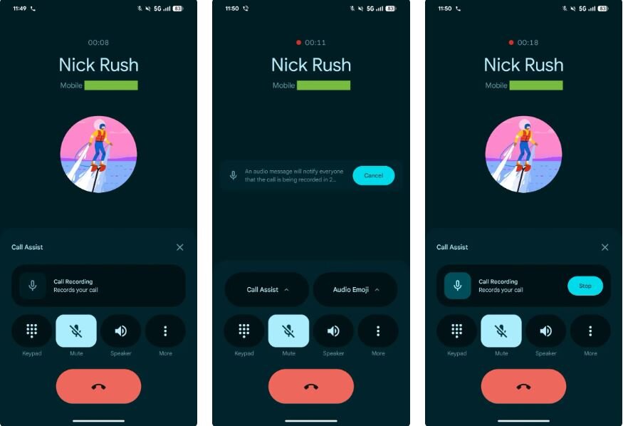 ضبط تماس در گوشیهای گوگل بهصورت جهانی فعال شد ضبط تماس در گوشیهای گوگل بهصورت جهانی فعال شد
