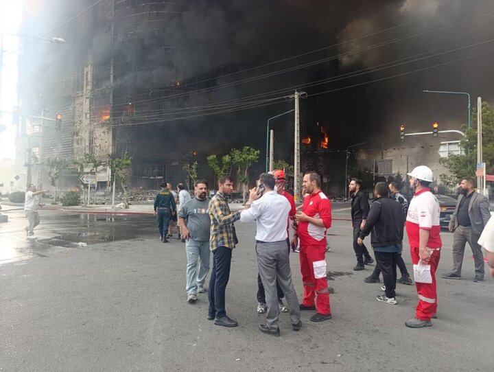 آتش سوزی پاساژ ارغوان ۸ فوتی داشت