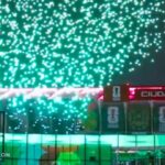 تمرین افتتاحیه جام جهانی با صدها پهپاد نورانی + عکس تمرین افتتاحیه جام جهانی با صدها پهپاد نورانی + عکس