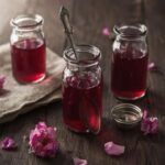 فوت و فن تهیه شربت گل محمدی خانگی | چه کار کنیم رنگ شربت تیره نشود؟