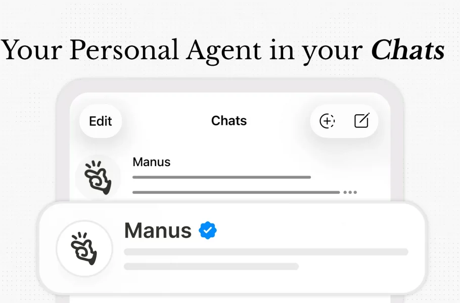 متا از Manus Agents رونمایی کرد؛ راهی برای ارتباط با هوش مصنوعی در پیام‌رسان‌ها