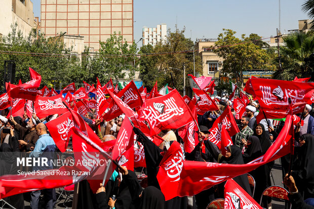اجتماع مسجدی‌ها؛ طنین فریاد خونخواهی در میدان فلسطین