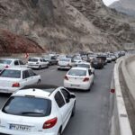 ترافیک سنگین در کندوان؛ مسیر تهران یکطرفه شد ترافیک سنگین در کندوان؛ مسیر تهران یکطرفه شد