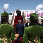 پزشکیان وارد بیشکک شد پزشکیان وارد بیشکک شد
