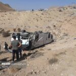 ۴ نفر در واژگونی اتوبوس در حوالی درمیان جان باختند ۴ نفر در واژگونی اتوبوس در حوالی درمیان جان باختند