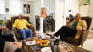 تازه‌ترین تصویر از مهدی فخیم‌زاده در دیدار مدیرعامل خانه سینما