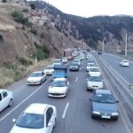 ترافیک ۱۰ کیلومتری در جاده رشت به قزوین| هر ۲ مسیر در اختیار خودروهای عازم تهران است ترافیک ۱۰ کیلومتری در جاده رشت به قزوین| هر ۲ مسیر در اختیار خودروهای عازم تهران است