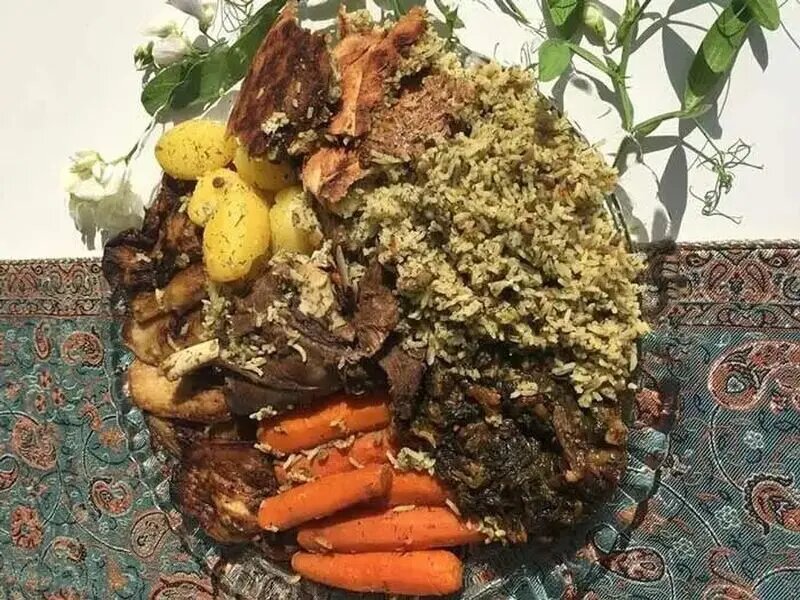 سبزی‌پلو سمنانی؛ پلوی متفاوت و خوشمزه‌ای که کمتر کسی می‌شناسد