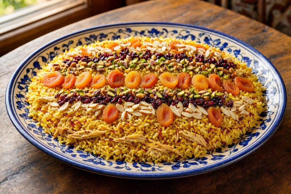 شاه پلو با مرغ ؛ مواد شاه پلو چیست ؟ | طرز تهیه خوشمزهترین پلو مخلوط ایرانی با مرغ شاه پلو با مرغ ؛ مواد شاه پلو چیست ؟ | طرز تهیه خوشمزهترین پلو مخلوط ایرانی با مرغ