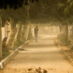 وزش باد همراه با خیزش خاک در تهران وزش باد همراه با خیزش خاک در تهران